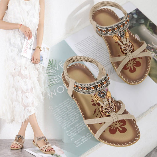 Women's Open Toe Beach Sandals $49.22 Dana Fashion Color: Apricot Size: 35 Women's shoes Product information: Color: black, blue, dark brown, apricot Processing Method: Frosted Size: 35, 36, 37, 38, 39, 40, 41, 42, 43 Sole material: TPR Toe holder shape: