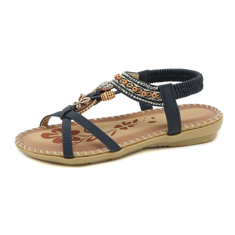 Women's Open Toe Beach Sandals $49.22 Dana Fashion Color: Blue Size: 35 Women's shoes Product information: Color: black, blue, dark brown, apricot Processing Method: Frosted Size: 35, 36, 37, 38, 39, 40, 41, 42, 43 Sole material: TPR Toe holder shape: rou