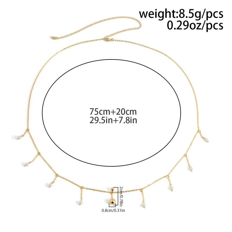 Women's Personalized Zircon Navel Stud Body Chains $14.00 Dana Fashion Color: 01 Gold Women's Accessories Product information: Color: 01 Gold, 02 White k,03 Gold, 04 White k,05 gold Size: 125cm Applicable Gender: Female Material: Metal Popular elements: T