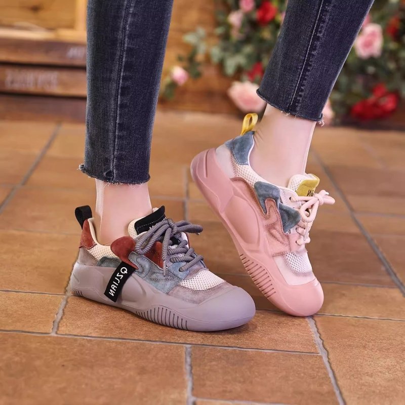 Women's Platform Lightweight Mesh Surface Shoes $34.99 Dana Fashion Color: Khaki Size: 35 Women's shoes Product information: Pattern: color matching Lining material: imitation leather Upper height: low top Sole craft: injection moulded shoes Sole material