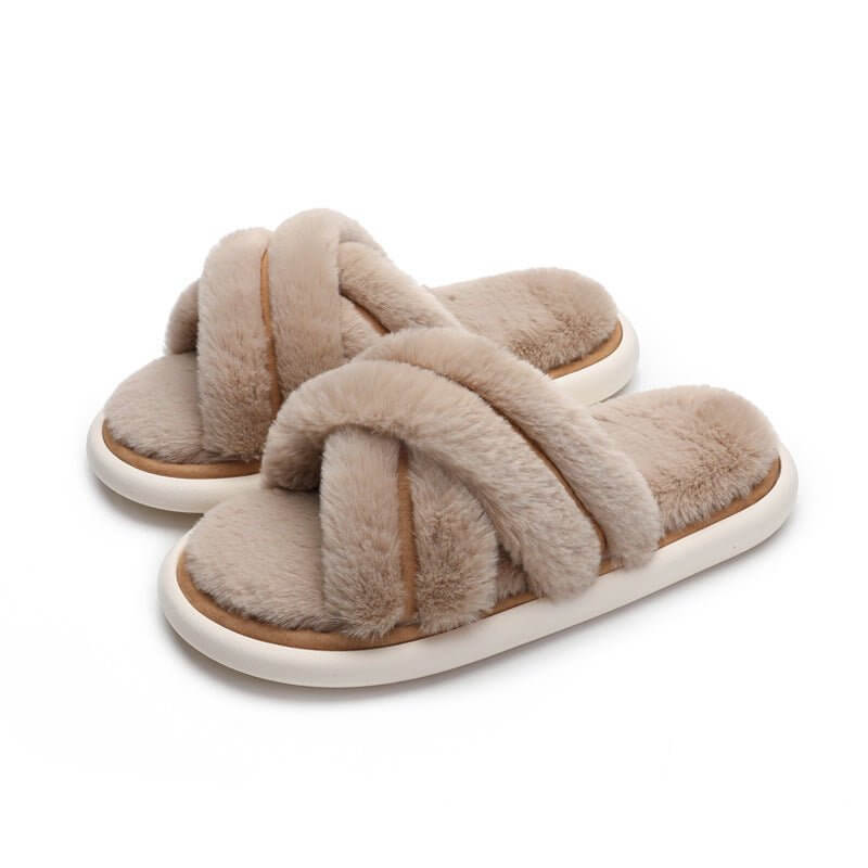 Women's Poop Resistant Dirt Resistant Non Slip Cotton Slippers $49.50 Dana Fashion Color: 6884 Sand Brown Size: 36to37 Women's shoes Product information: Pattern: solid color Inner material: artificial wool Color: Cherry blossom powder, corn yellow, tea w