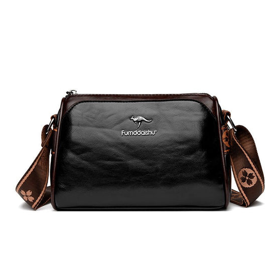 Women's Retro Double-sided Pillow Shoulder Messenger Bag $33.99 Dana Fashion Color: Black Women's Bags Product information: Lining texture: Polyester Applicable scenarios: Daily matching Color: black, white, brown, green Outer bag type: Sandwich pocket Ha