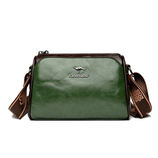 Women's Retro Double-sided Pillow Shoulder Messenger Bag $33.99 Dana Fashion Color: Green Women's Bags Product information: Lining texture: Polyester Applicable scenarios: Daily matching Color: black, white, brown, green Outer bag type: Sandwich pocket Ha