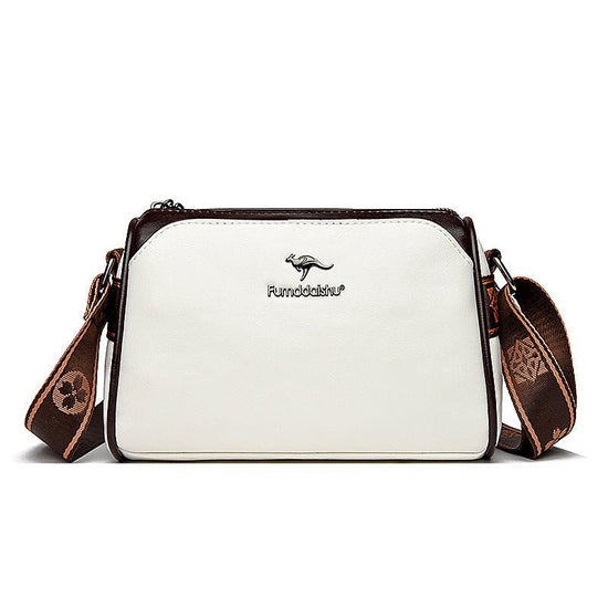 Women's Retro Double-sided Pillow Shoulder Messenger Bag $33.99 Dana Fashion Color: White Women's Bags Product information: Lining texture: Polyester Applicable scenarios: Daily matching Color: black, white, brown, green Outer bag type: Sandwich pocket Ha