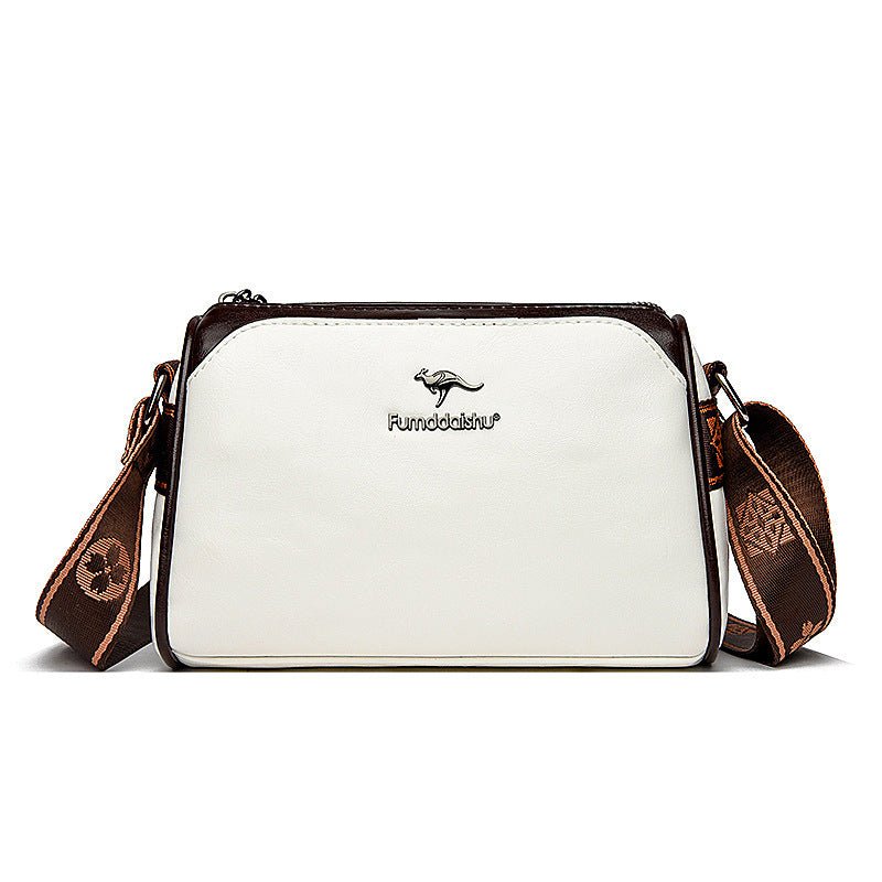 Women's Retro Double-sided Pillow Shoulder Messenger Bag $33.99 Dana Fashion Color: White Women's Bags Product information: Lining texture: Polyester Applicable scenarios: Daily matching Color: black, white, brown, green Outer bag type: Sandwich pocket Ha