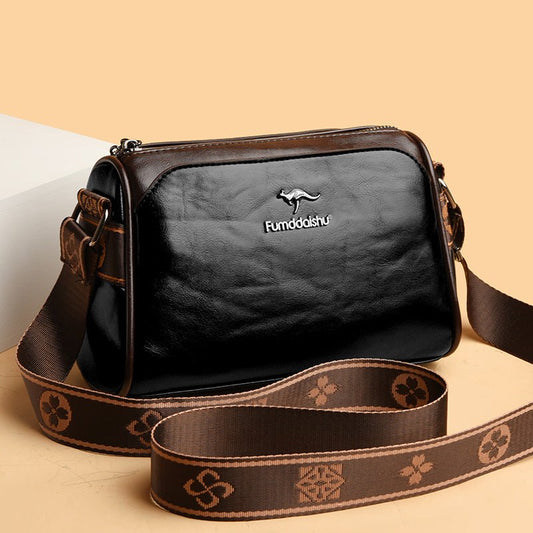 Women's Retro Double-sided Pillow Shoulder Messenger Bag $33.99 Dana Fashion Color: Black Women's Bags Product information: Lining texture: Polyester Applicable scenarios: Daily matching Color: black, white, brown, green Outer bag type: Sandwich pocket Ha