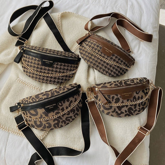 Women's Retro Fashion Leopard-print Shoulder Bag $25.99 Dana Fashion Color: Leopard Brown Women's Bags Product information: Lining texture: Polyester Applicable scenario: Daily matching Color: Leopard print black, leopard print Brown Outer bag type: open