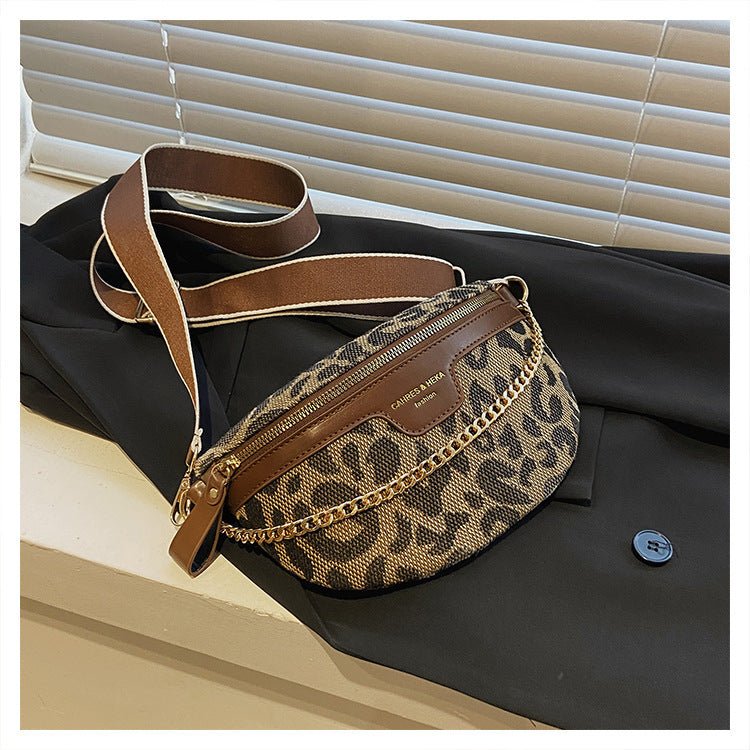 Women's Retro Fashion Leopard-print Shoulder Bag $25.99 Dana Fashion Color: Leopard Brown Women's Bags Product information: Lining texture: Polyester Applicable scenario: Daily matching Color: Leopard print black, leopard print Brown Outer bag type: open