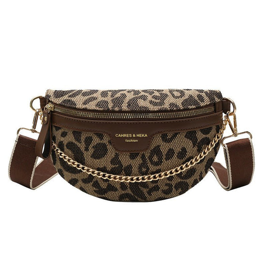 Women's Retro Fashion Leopard-print Shoulder Bag $25.99 Dana Fashion Color: Leopard Brown Women's Bags Product information: Lining texture: Polyester Applicable scenario: Daily matching Color: Leopard print black, leopard print Brown Outer bag type: open