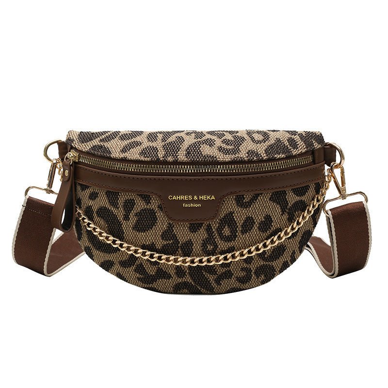 Women's Retro Fashion Leopard-print Shoulder Bag $25.99 Dana Fashion Color: Leopard Brown Women's Bags Product information: Lining texture: Polyester Applicable scenario: Daily matching Color: Leopard print black, leopard print Brown Outer bag type: open