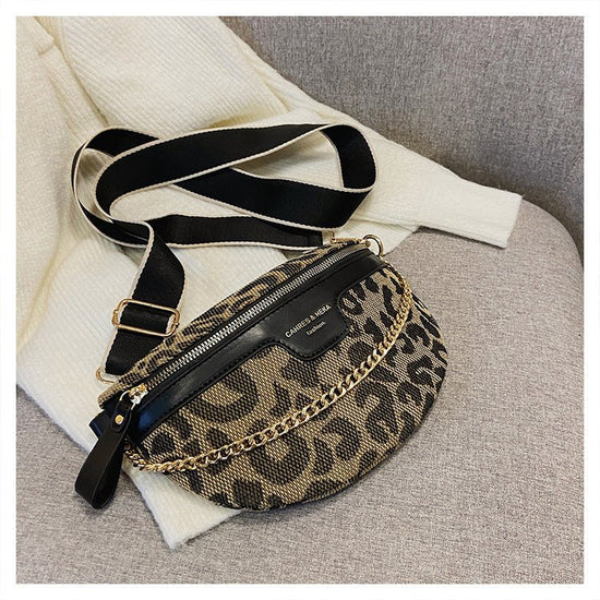 Women's Retro Fashion Leopard-print Shoulder Bag $25.99 Dana Fashion Color: Leopard Print Black Women's Bags Product information: Lining texture: Polyester Applicable scenario: Daily matching Color: Leopard print black, leopard print Brown Outer bag type: