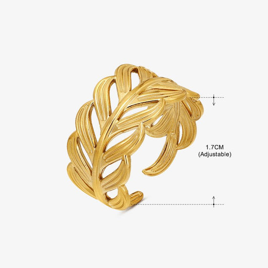 Women's Retro Fashion Stainless Steel Shaped Ring $15.00 Dana Fashion Color: Golden Ring 151 Women's Accessories Product information: Type: Ring Treatment Process: Electroplating Color: gold ring 152, stem ring 152, gold ring 151, stem ring 151, gold ring