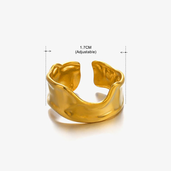 Women's Retro Fashion Stainless Steel Shaped Ring $15.00 Dana Fashion Color: Gold Ring 233 Women's Accessories Product information: Type: Ring Treatment Process: Electroplating Color: gold ring 152, stem ring 152, gold ring 151, stem ring 151, gold ring 1