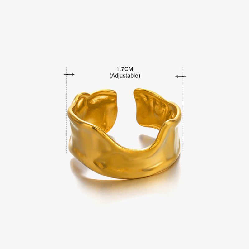 Women's Retro Fashion Stainless Steel Shaped Ring $15.00 Dana Fashion Color: Gold Ring 233 Women's Accessories Product information: Type: Ring Treatment Process: Electroplating Color: gold ring 152, stem ring 152, gold ring 151, stem ring 151, gold ring 1