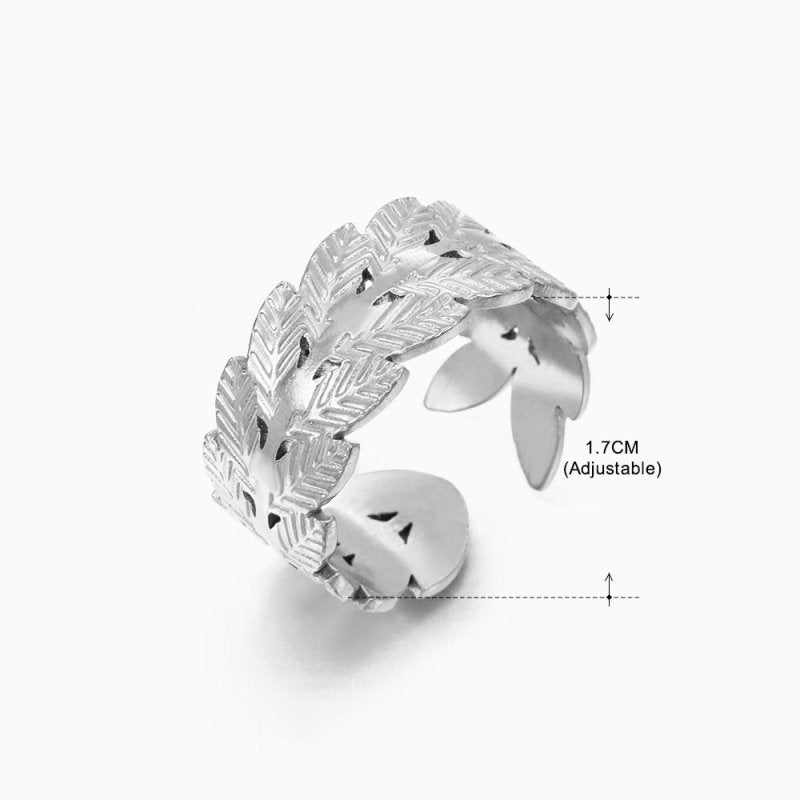 Women's Retro Fashion Stainless Steel Shaped Ring $15.00 Dana Fashion Color: Steel Ring 154 Women's Accessories Product information: Type: Ring Treatment Process: Electroplating Color: gold ring 152, stem ring 152, gold ring 151, stem ring 151, gold ring