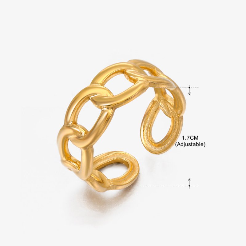 Women's Retro Fashion Stainless Steel Shaped Ring $15.00 Dana Fashion Color: Golden Ring 161 Women's Accessories Product information: Type: Ring Treatment Process: Electroplating Color: gold ring 152, stem ring 152, gold ring 151, stem ring 151, gold ring