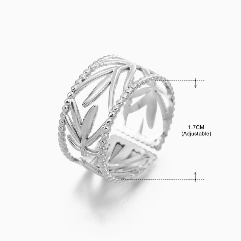 Women's Retro Fashion Stainless Steel Shaped Ring $15.00 Dana Fashion Color: Steel Ring 144 Women's Accessories Product information: Type: Ring Treatment Process: Electroplating Color: gold ring 152, stem ring 152, gold ring 151, stem ring 151, gold ring