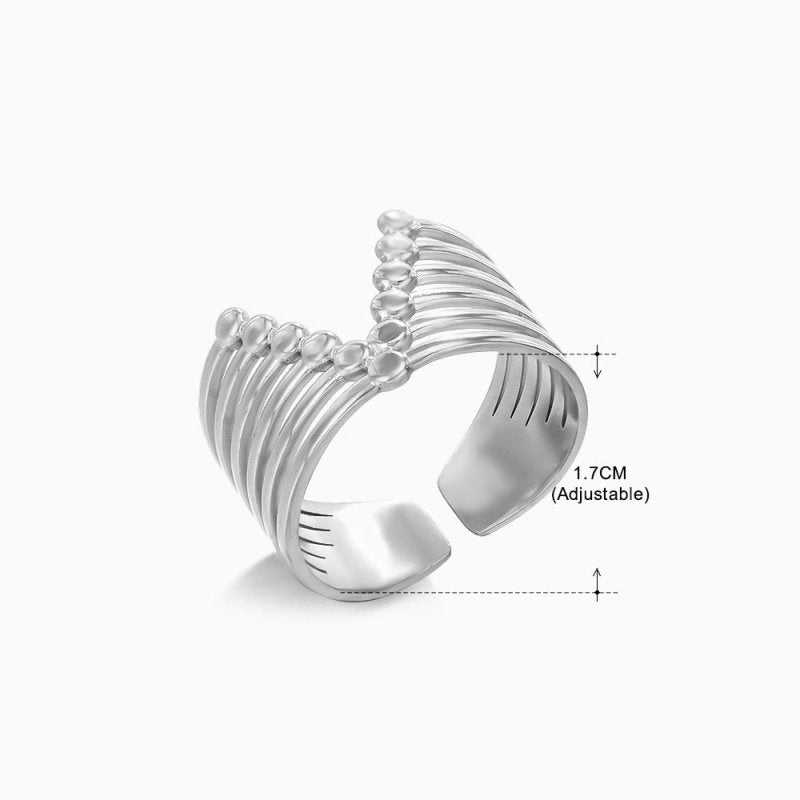 Women's Retro Fashion Stainless Steel Shaped Ring $15.00 Dana Fashion Color: Steel Ring 044 Women's Accessories Product information: Type: Ring Treatment Process: Electroplating Color: gold ring 152, stem ring 152, gold ring 151, stem ring 151, gold ring