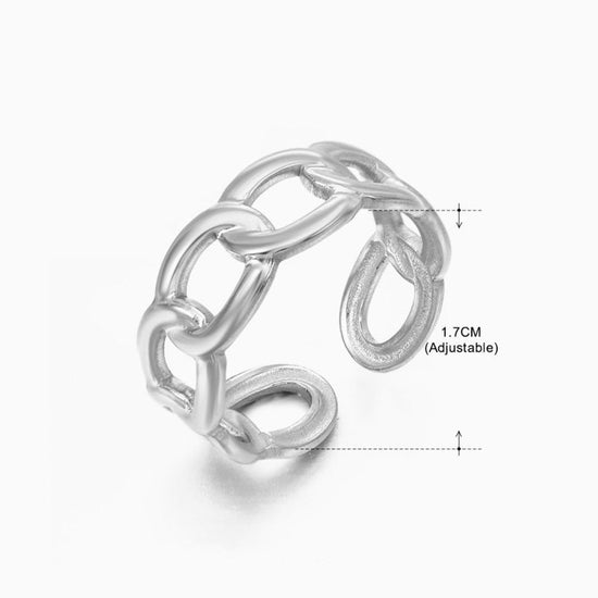 Women's Retro Fashion Stainless Steel Shaped Ring $15.00 Dana Fashion Color: Steel Ring 161 Women's Accessories Product information: Type: Ring Treatment Process: Electroplating Color: gold ring 152, stem ring 152, gold ring 151, stem ring 151, gold ring