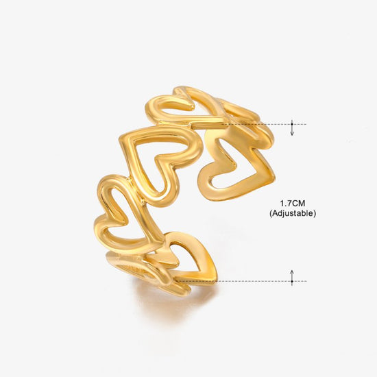 Women's Retro Fashion Stainless Steel Shaped Ring $15.00 Dana Fashion Color: Gold Ring 211 Women's Accessories Product information: Type: Ring Treatment Process: Electroplating Color: gold ring 152, stem ring 152, gold ring 151, stem ring 151, gold ring 1