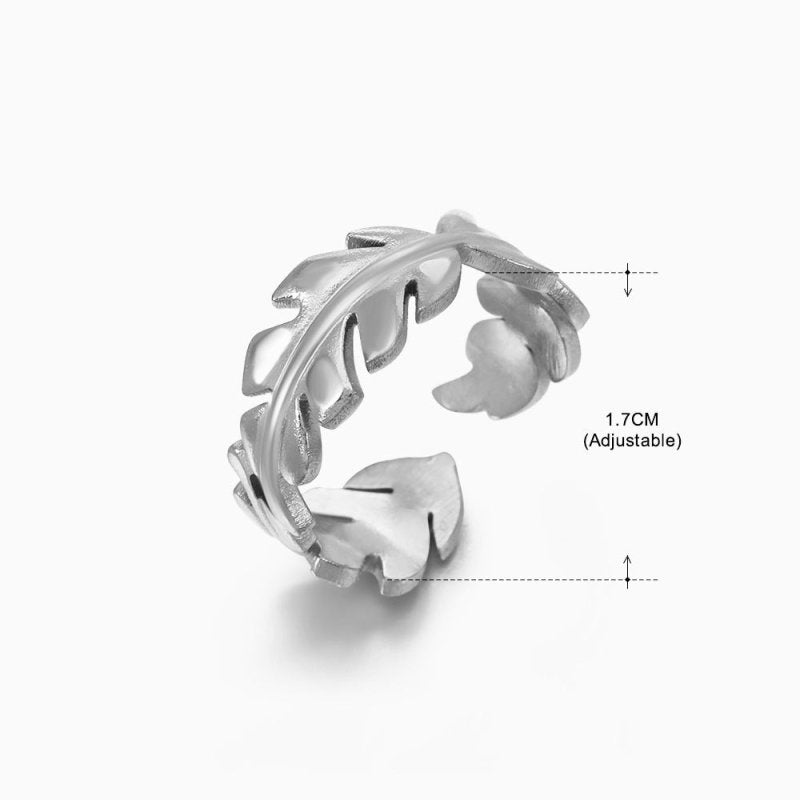 Women's Retro Fashion Stainless Steel Shaped Ring $15.00 Dana Fashion Color: Steel Ring 176 Women's Accessories Product information: Type: Ring Treatment Process: Electroplating Color: gold ring 152, stem ring 152, gold ring 151, stem ring 151, gold ring
