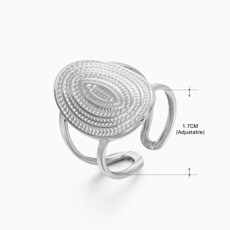 Women's Retro Fashion Stainless Steel Shaped Ring $15.00 Dana Fashion Color: Steel Ring 078 Women's Accessories Product information: Type: Ring Treatment Process: Electroplating Color: gold ring 152, stem ring 152, gold ring 151, stem ring 151, gold ring