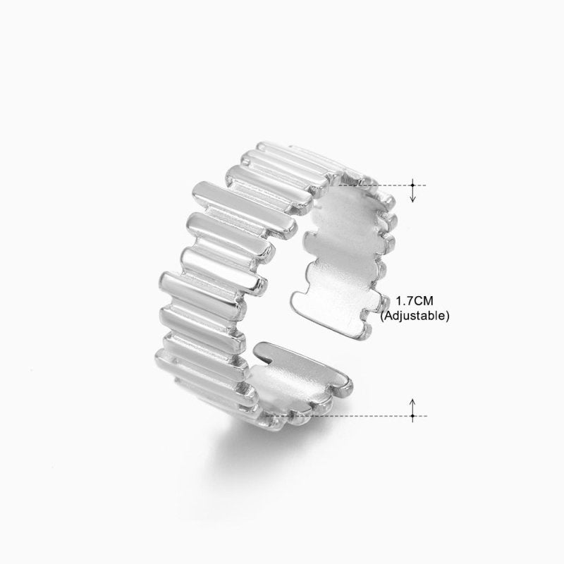 Women's Retro Fashion Stainless Steel Shaped Ring $15.00 Dana Fashion Color: Steel Ring 056 Women's Accessories Product information: Type: Ring Treatment Process: Electroplating Color: gold ring 152, stem ring 152, gold ring 151, stem ring 151, gold ring