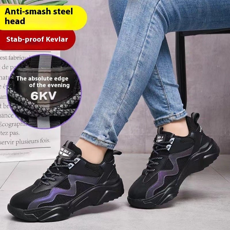 Women's Safety Shoes Fashionable And Safe $57.00 Dana Fashion Color: 818 Black Size: 34 Women's shoes Overview: Unique design, stylish and beautiful. Good material, comfortable feet. A variety of colors, any choice. Specification: Scene use: construction