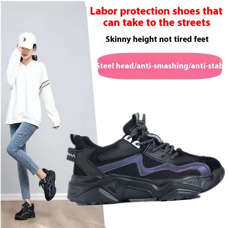 Women's Safety Shoes Fashionable And Safe $57.00 Dana Fashion Color: 818 Black Size: 34 Women's shoes Overview: Unique design, stylish and beautiful. Good material, comfortable feet. A variety of colors, any choice. Specification: Scene use: construction