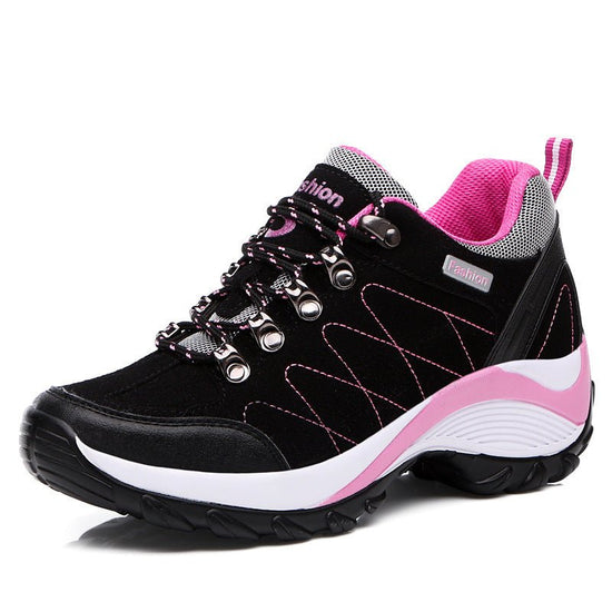 Women's Shoes Sneaker Hiking Shoes Pumps $48.32 Dana Fashion Color: Black Size: 35 Women's shoes Product information: Toe holder shape: round head Color: 883 purple Women's genuine leather shoes stone slide landlord, 883 rose red women's genuine leather s