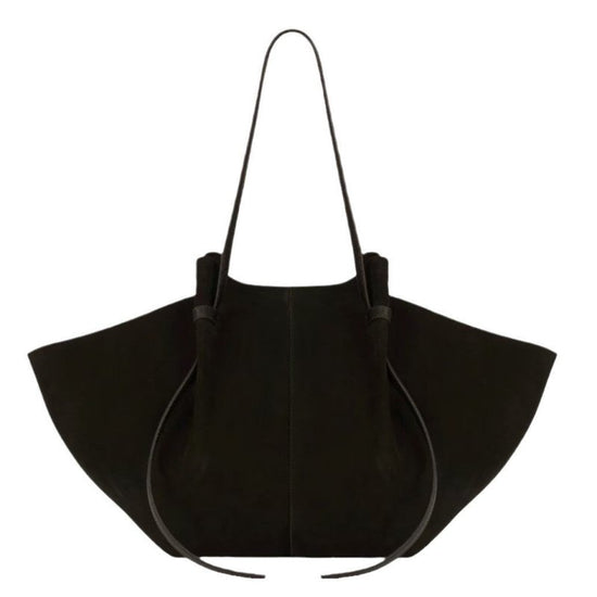 Women's Shoulder Bag Suede Frosted Large Capacity Portable Tote Bag $59.90 Dana Fashion Style: 2 Style Size: 21x15x37CM Women's Bags Product information: Line texture: Cow split leather Color: matt black, matt black, matt black, matt black, matt black, ma