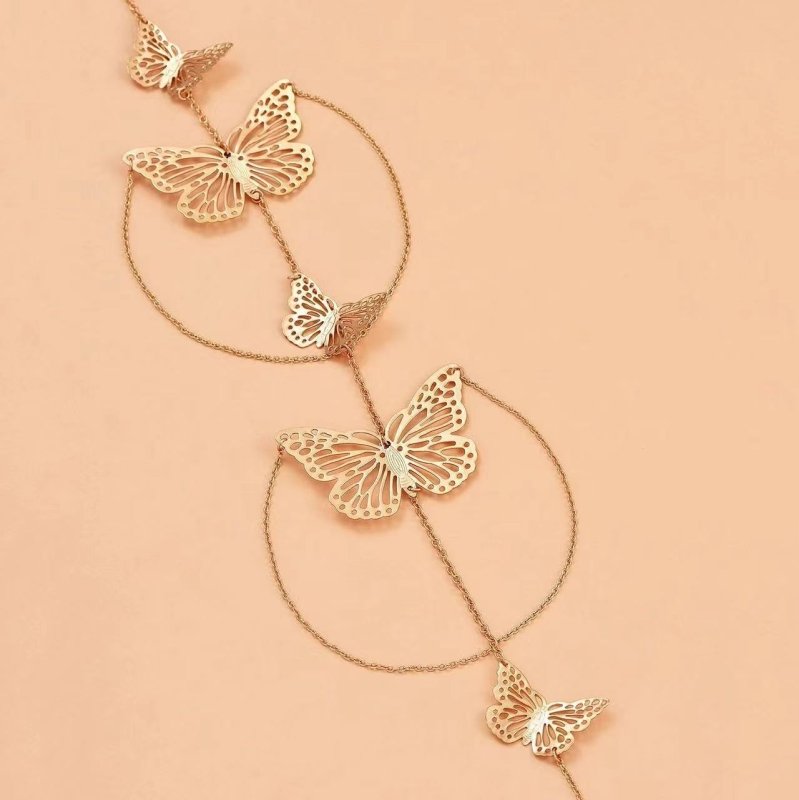 Women's Simple And Adjustable Butterfly Arm Chain $15.00 Dana Fashion Color: Gold Women's Accessories Product information: Treatment Process: Electroplating Color: Gold Style: Women's Material: Alloy Packing list: 1* Arm Chain Product Image: