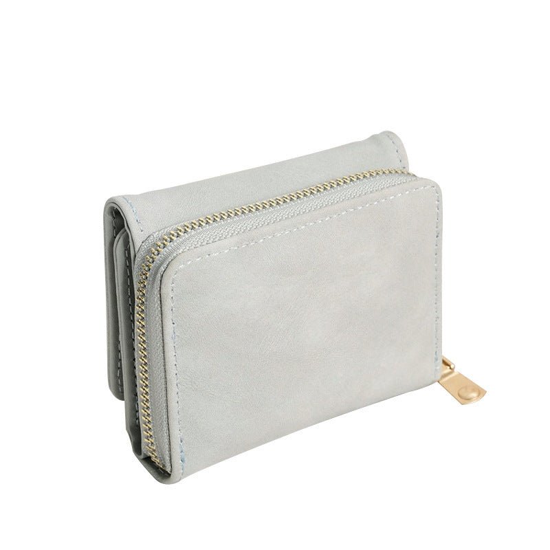 Women's Simple Fashion Personality Frosted Wallet $17.01 Dana Fashion Color: Gray Women's Bags Product information: Pattern: solid color Color: yellow brown, gray, black, khaki, pink, light pink, white, blue, brown Material: PU leather Style: Urban Simpli