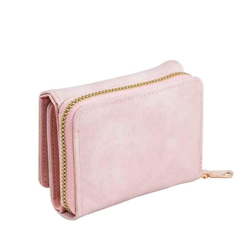 Women's Simple Fashion Personality Frosted Wallet $17.01 Dana Fashion Color: Light Pink Women's Bags Product information: Pattern: solid color Color: yellow brown, gray, black, khaki, pink, light pink, white, blue, brown Material: PU leather Style: Urban