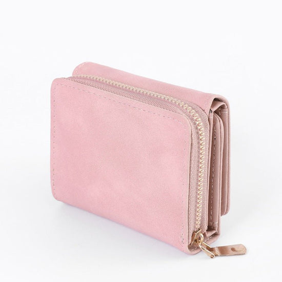 Women's Simple Fashion Personality Frosted Wallet $17.01 Dana Fashion Color: Pink Women's Bags Product information: Pattern: solid color Color: yellow brown, gray, black, khaki, pink, light pink, white, blue, brown Material: PU leather Style: Urban Simpli