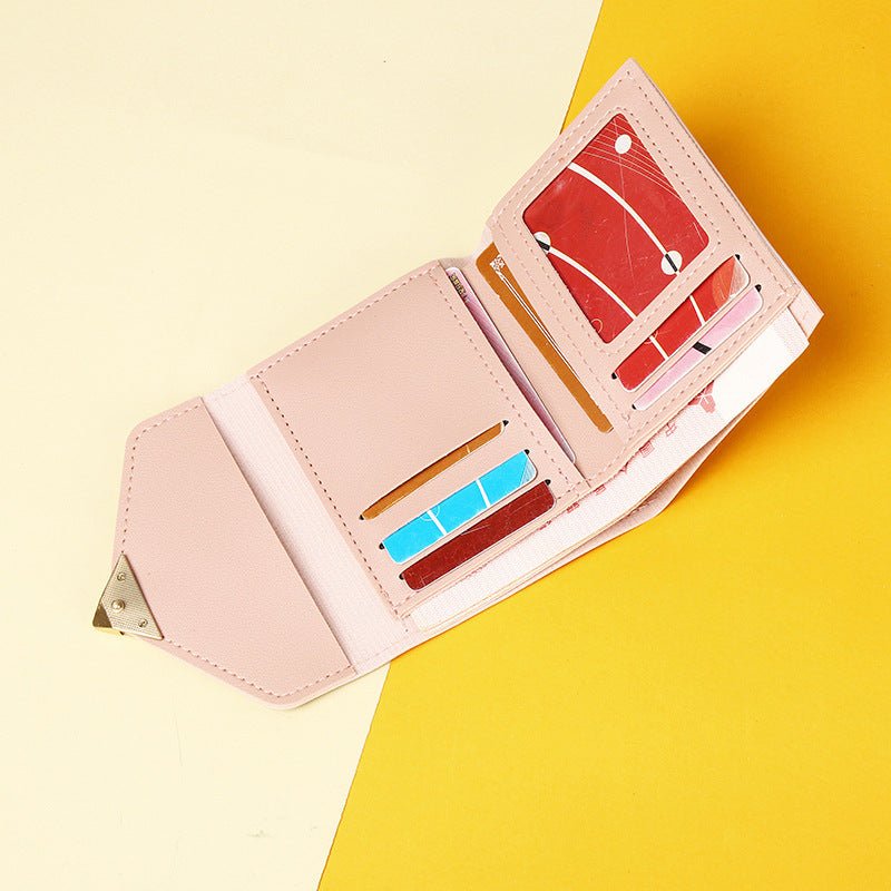 Women's Simple Fashion Personality Mini Wallet $9.55 Dana Fashion Color: Black Women's Bags Product information: Pattern: solid color Color: black, red, light pink, dark pink, blue, gray, green, purple Material: PU leather Popular elements: sewing line St