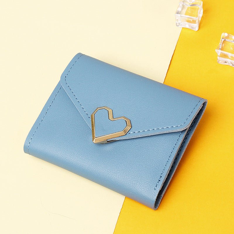 Women's Simple Fashion Personality Mini Wallet $9.55 Dana Fashion Color: Blue Women's Bags Product information: Pattern: solid color Color: black, red, light pink, dark pink, blue, gray, green, purple Material: PU leather Popular elements: sewing line Sty