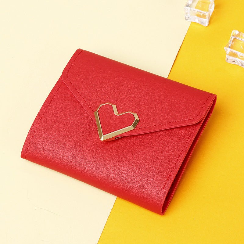 Women's Simple Fashion Personality Mini Wallet $9.55 Dana Fashion Color: Red Women's Bags Product information: Pattern: solid color Color: black, red, light pink, dark pink, blue, gray, green, purple Material: PU leather Popular elements: sewing line Styl