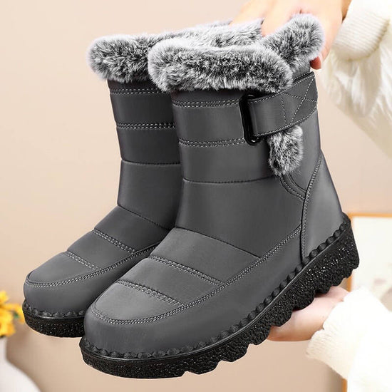 Women's Snow Boots Fleece Lined Padded Warm Keeping $38.90 Dana Fashion Color: Black Size: 35 Women's shoes Product information: Color: DZ-GM-988 Black (cross-border bag),DZ-GM-988 red (cross-border bag),DZ-GM-988 Gray (cross-border bag),DZ-GM-988 Blue (c