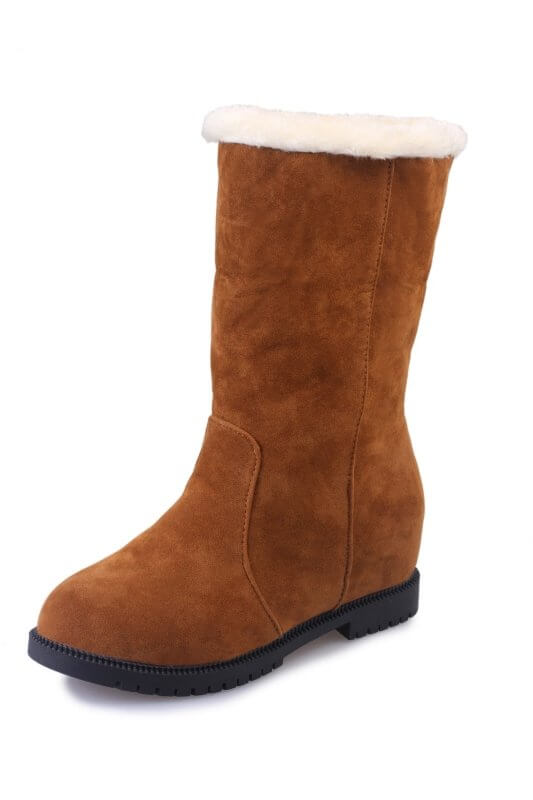 Women's Snow Boots Winter Fleece-lined Warm Two-way Wear $32.50 Dana Fashion Color: Black Size: 35 Women's shoes Product information: Lining material: Velvet Color: red, black, brown Processing Method: Frosted Heel shape: square heel Size: 35, 36, 37, 38,
