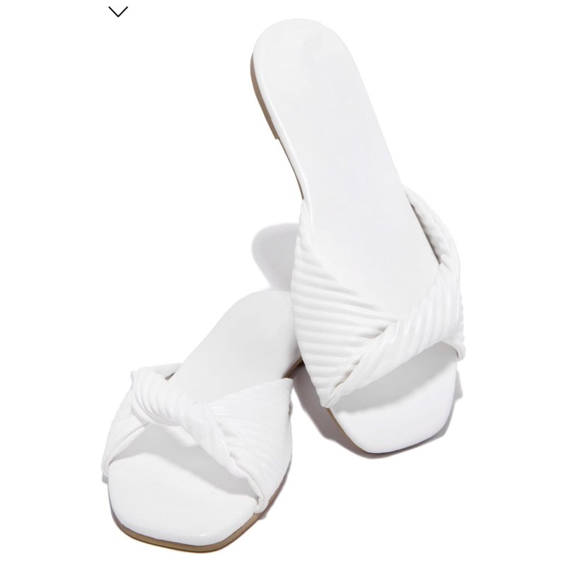 Women's Solid Color Home Slippers $42.50 Dana Fashion Color: White Size: 36 Women's shoes Product information: Color: black, green, orange, white Size: 36, 37, 38, 39, 40, 41, 42 Sole material: rubber Shoe Upper material: artificial pu Function: breathabl