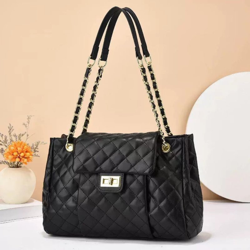 Women's Solid Color Simple Embroidery Thread Rhombus Large Capacity Chain Shoulder Messenger Bag $39.99 Dana Fashion Color: Beige White Women's Bags Product information: Lining text: Polyester Color: cream-white, black, pink, khaki, yellow, blue Outer bag
