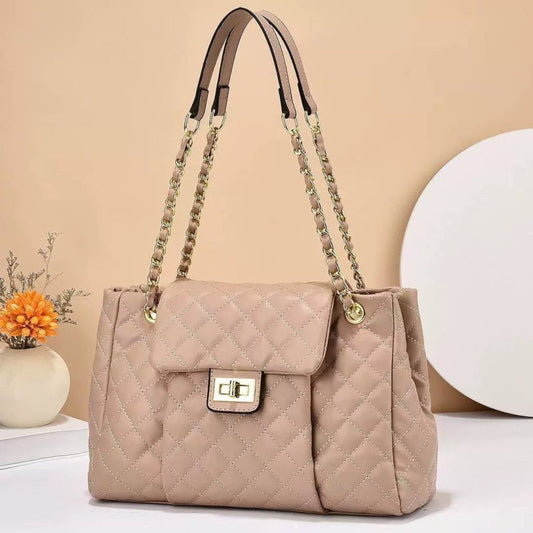 Women's Solid Color Simple Embroidery Thread Rhombus Large Capacity Chain Shoulder Messenger Bag $39.99 Dana Fashion Color: Beige White Women's Bags Product information: Lining text: Polyester Color: cream-white, black, pink, khaki, yellow, blue Outer bag