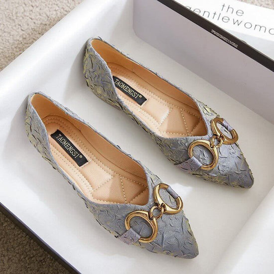 Women's Square Toe Large Size Gentle Rhinestone Square Buckle Soft Flat Bottom Slip-on Beanie Low-cut Flat Shoes $84.90 Dana Fashion Color: Blue H Button Size: 33 Women's shoes Product information: Pattern: solid color Inner material: Microfiber Color: ap