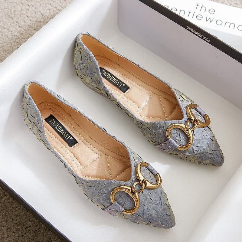 Women's Square Toe Large Size Gentle Rhinestone Square Buckle Soft Flat Bottom Slip-on Beanie Low-cut Flat Shoes $84.90 Dana Fashion Color: Blue H Button Size: 33 Women's shoes Product information: Pattern: solid color Inner material: Microfiber Color: ap
