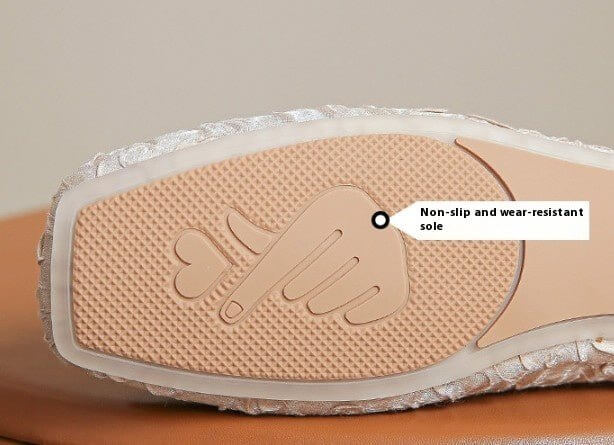 Women's Square Toe Large Size Gentle Rhinestone Square Buckle Soft Flat Bottom Slip-on Beanie Low-cut Flat Shoes $84.90 Dana Fashion Color: Apricot H Button Size: 33 Women's shoes Product information: Pattern: solid color Inner material: Microfiber Color: