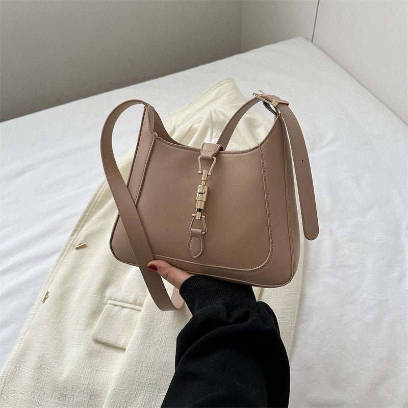 Women's Summer Design Simple Crossbody Shoulder Bag $23.77 Dana Fashion Color: Black Women's Bags Product information: Lining texture: Polyester Applicable scenario: Daily configuration Color: khaki, black, white, brown Outer bag type: Sandwich pocket Har
