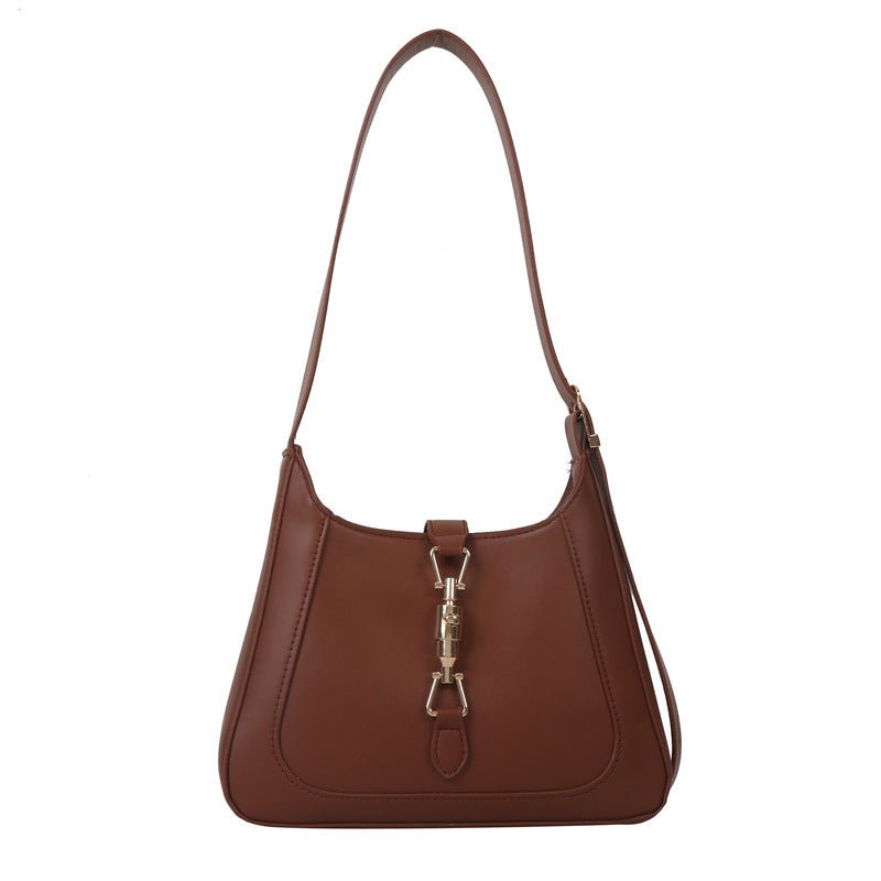 Women's Summer Design Simple Crossbody Shoulder Bag $23.77 Dana Fashion Color: Brown Women's Bags Product information: Lining texture: Polyester Applicable scenario: Daily configuration Color: khaki, black, white, brown Outer bag type: Sandwich pocket Har