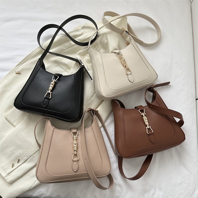 Women's Summer Design Simple Crossbody Shoulder Bag $23.77 Dana Fashion Color: Black Women's Bags Product information: Lining texture: Polyester Applicable scenario: Daily configuration Color: khaki, black, white, brown Outer bag type: Sandwich pocket Har