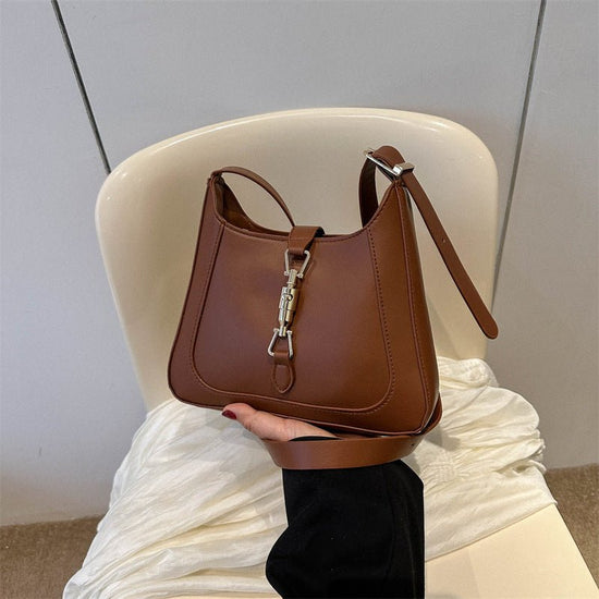 Women's Summer Design Simple Crossbody Shoulder Bag $23.77 Dana Fashion Color: Black Women's Bags Product information: Lining texture: Polyester Applicable scenario: Daily configuration Color: khaki, black, white, brown Outer bag type: Sandwich pocket Har